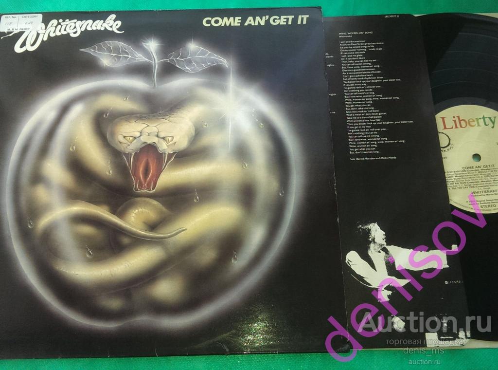 Whitesnake ‎/ Come An' Get It - 81/UK/EX/EX++