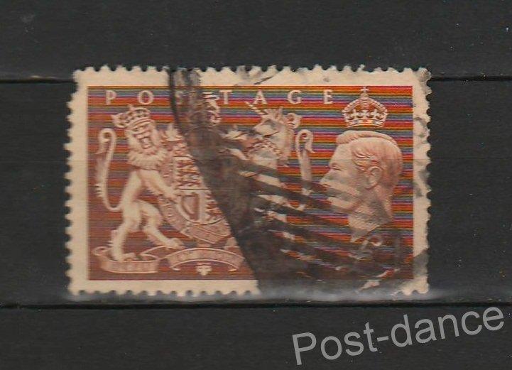 Великобритания 1951 герб 1 фунт Sc.289 гаш. КЦ - 22,5$ 