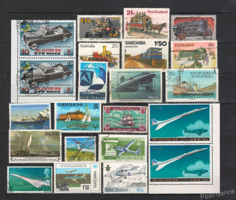 Подборка Транспорт авто самолеты поезда. 22 м. 