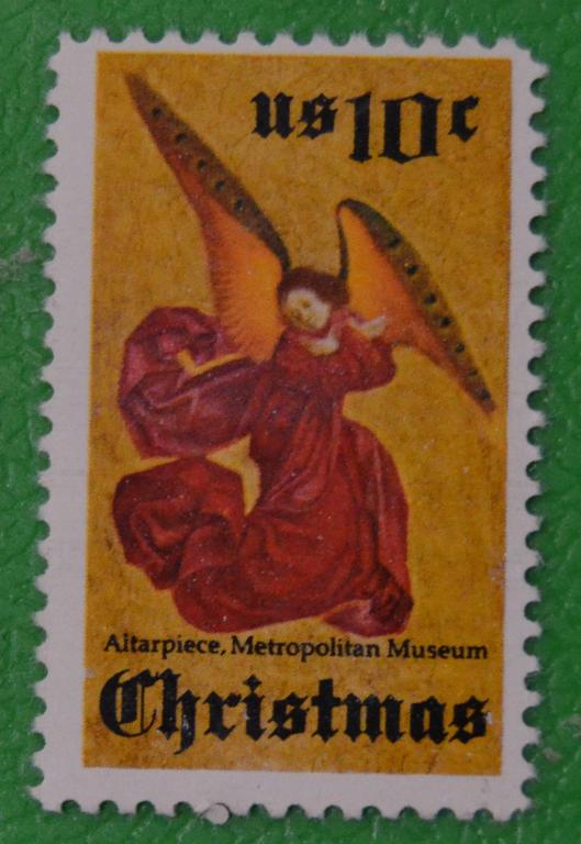 США 1974 г. Рождество, Алтарь, музей Метрополитен Ангел MNH