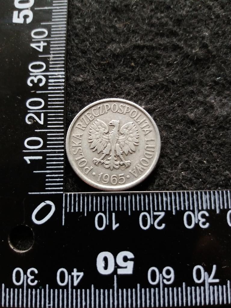 Монета "50 ГРОШЕЙ 1965", Польша