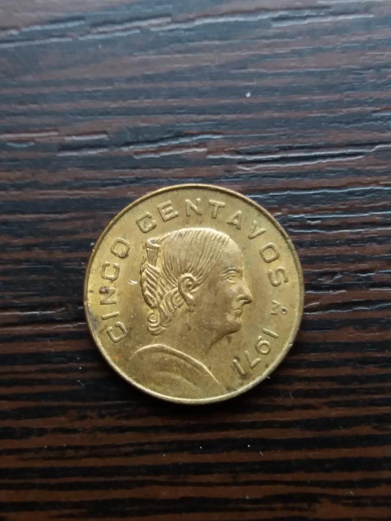 5 сентаво 1971 год.  Мексика