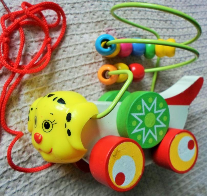 Каталка,игрушка из дерева,СССР