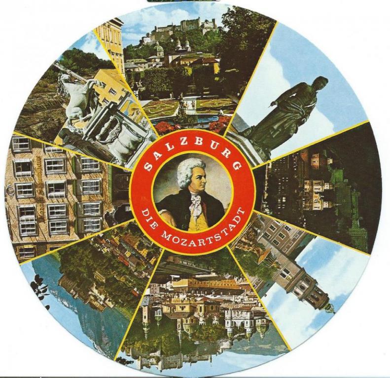 Австрия.Город Зальцбург.Город Моцарта.