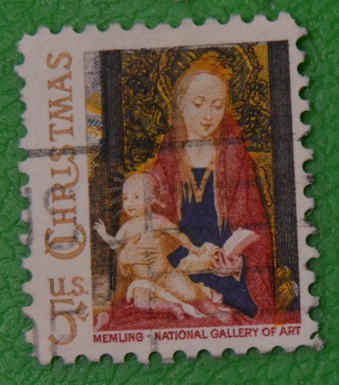 США 1966 г. Рождество (Christmas). Религия. Живопись. СТО