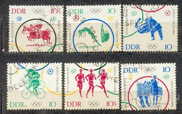 Германия ГДР 1964  спорт олимпиада СГ