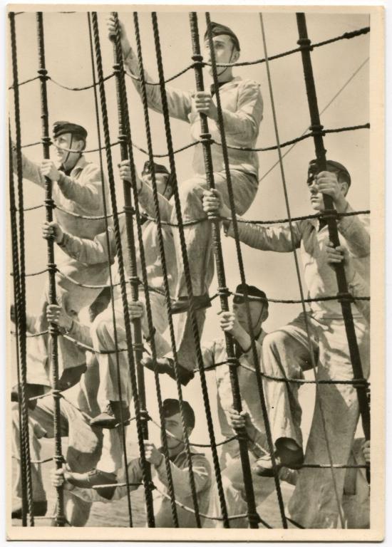 Германия вторая мировая война кадеты на паруснике рейх милитария корабли флот