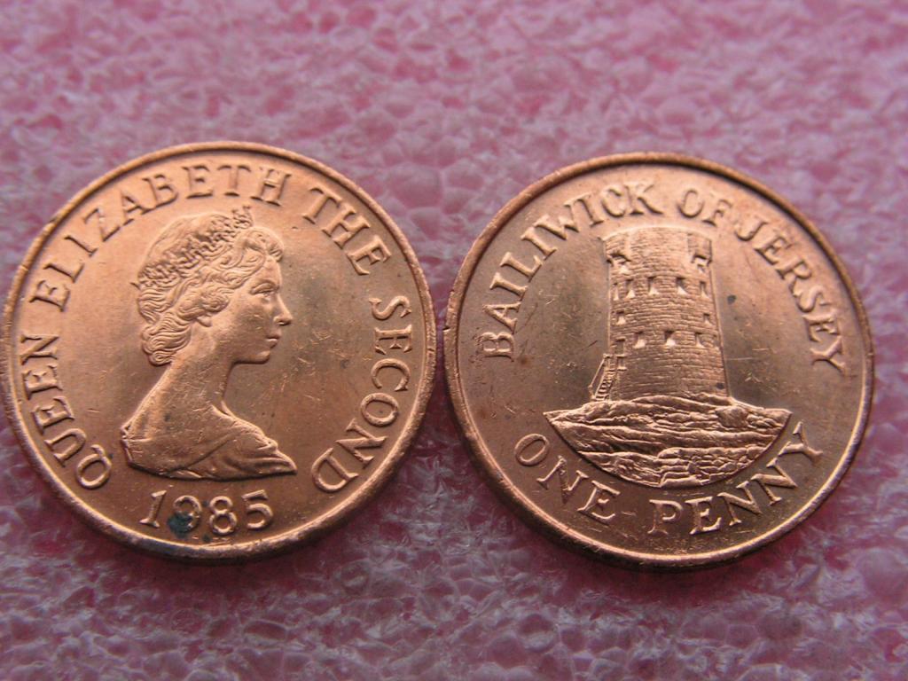 Джерси 1 пенни 1985 KM#54 unc-aunc