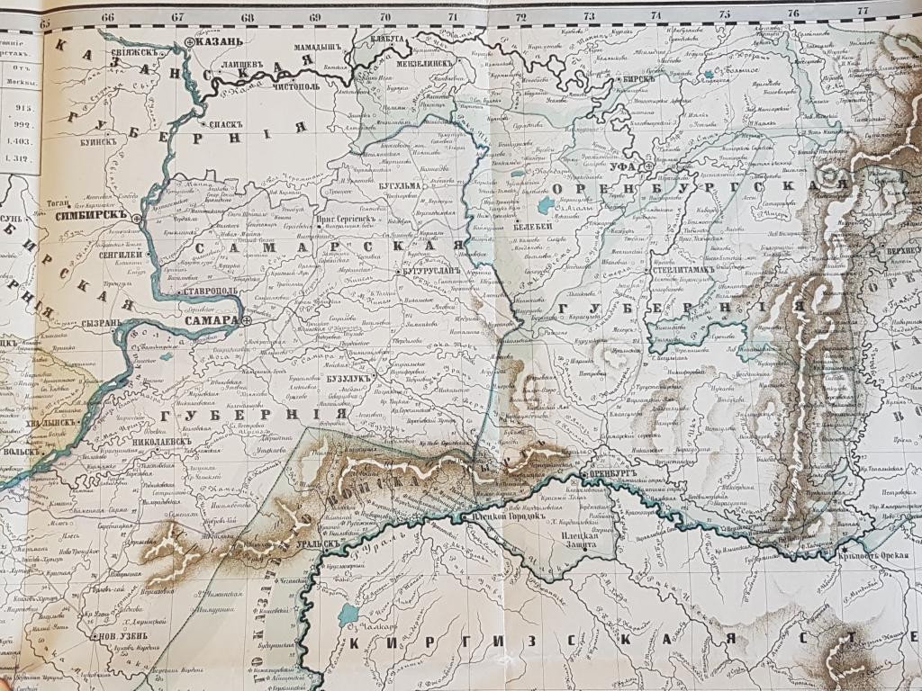Старые карты самарской. Самарская Губерния 1851-1917 карта. Карта Самарской губернии 19 века. Оренбургская Губерния в 19 веке. Самарская Губерния карта 1857 года.