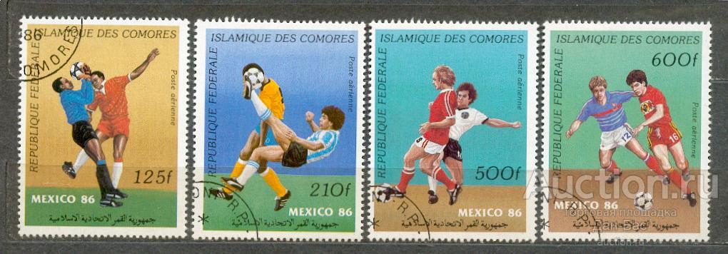 Коморы 1986  спорт футбол