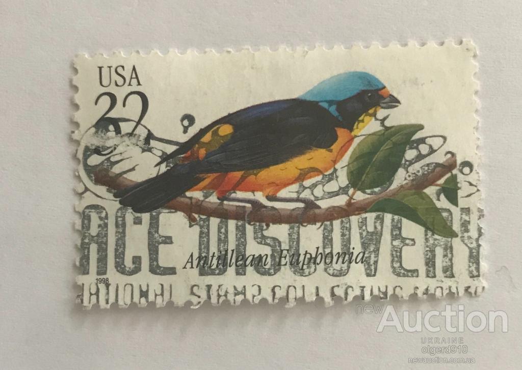 США 1998 птица, фауна, ГАШ