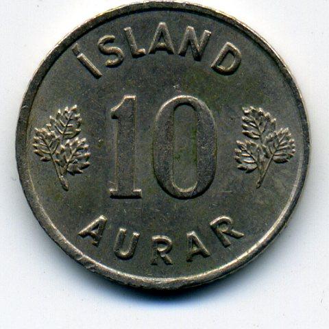 10 эйре - Исландия - 1961