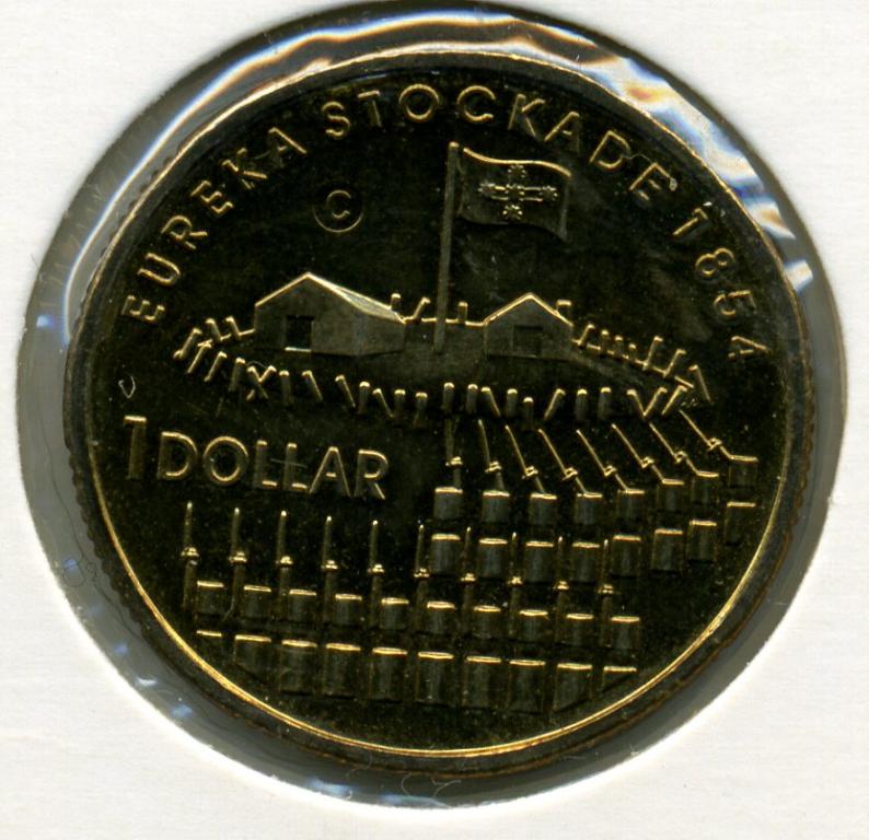 1 доллар - Австралия - 2004 - Eureka Stockade 1854