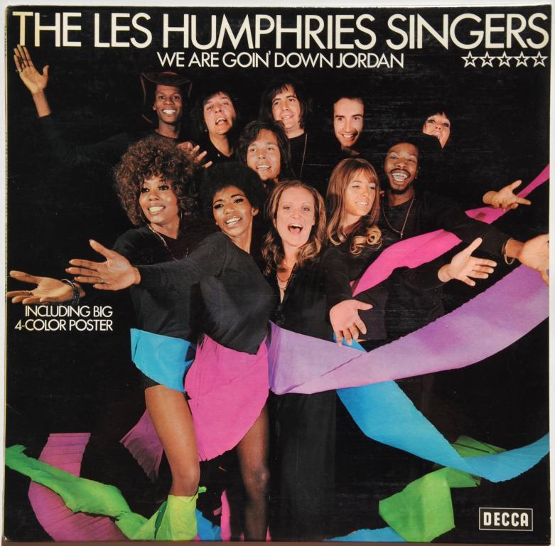 The Les Humphries Singers "We Are Goin' Down Jordan" 1971 Lp + Poster!