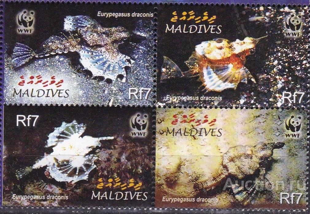 Мальдивы 2004 WWF пс сц MNH