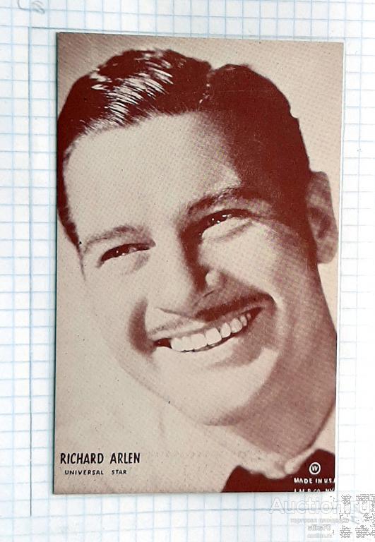 Ричард Арлен ( Richard Arlen) . Американский актер. Картон