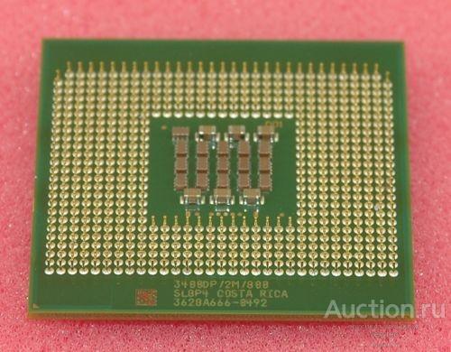 Процессор Intel SL8P4 Xeon 3400 DP 3.40GHz/2MB/800MHz FSB S604