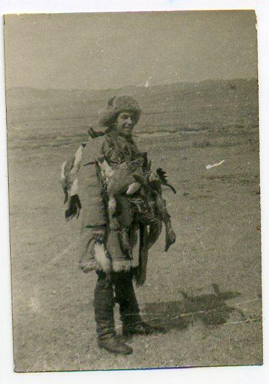 Советский быт отдых охота охотник оружие охотничьи трофеи 9 х 6 см