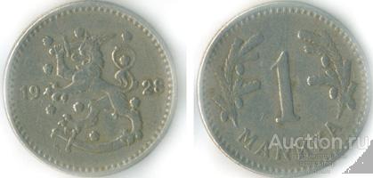 Финляндия 1 марка 1928 года