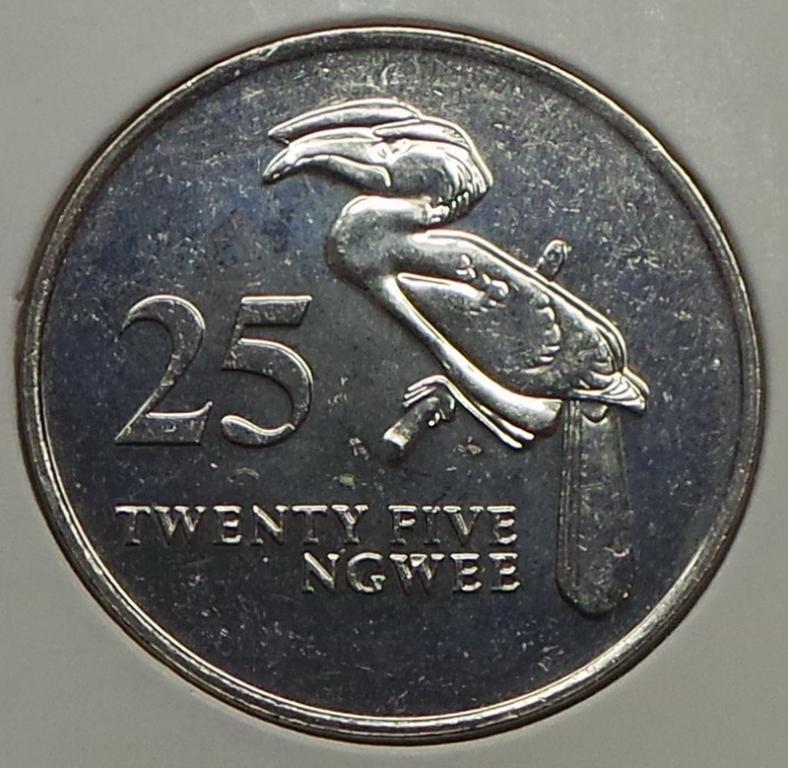 Замбия 25 нгве 1992 года (1) КМ#29