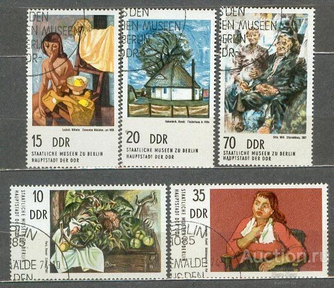 Германия ГДР 1974 СГ  живопись