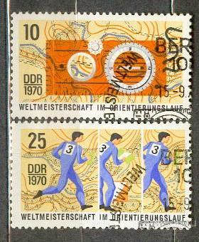 Германия ГДР 1970  спорт ориентирование
