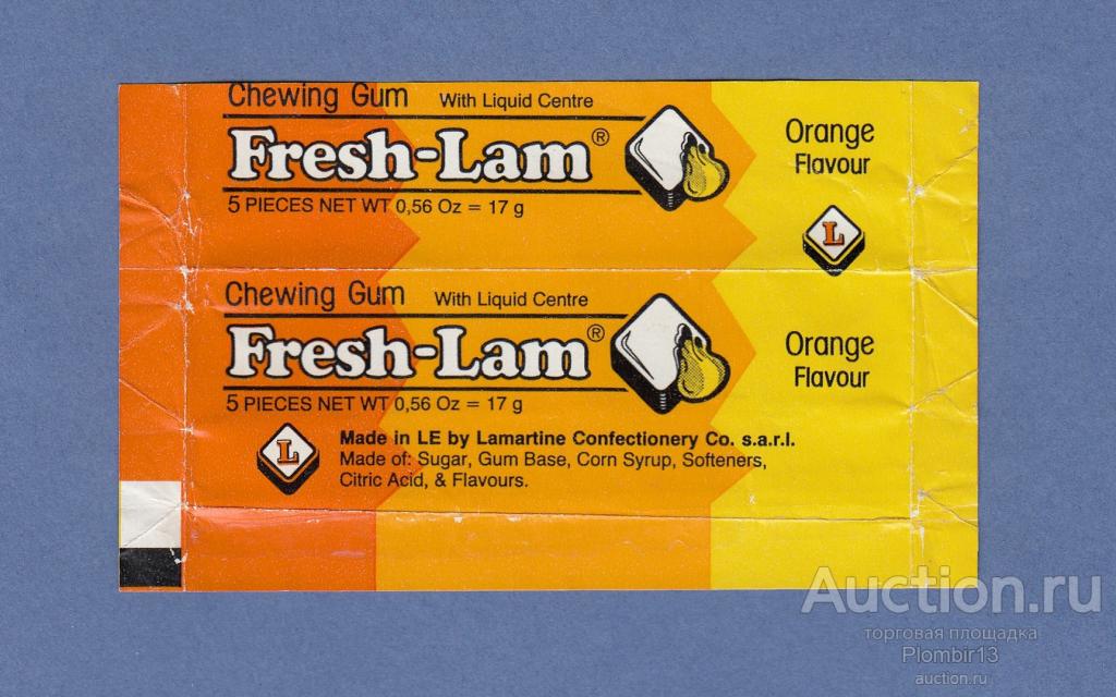 Обертка Ливан lamartine confectionery Co Fresh – Lam Orange