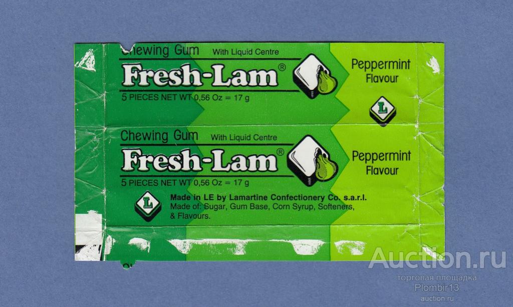 Обертка Ливан lamartine confectionery Co Fresh – Lam Peppermint