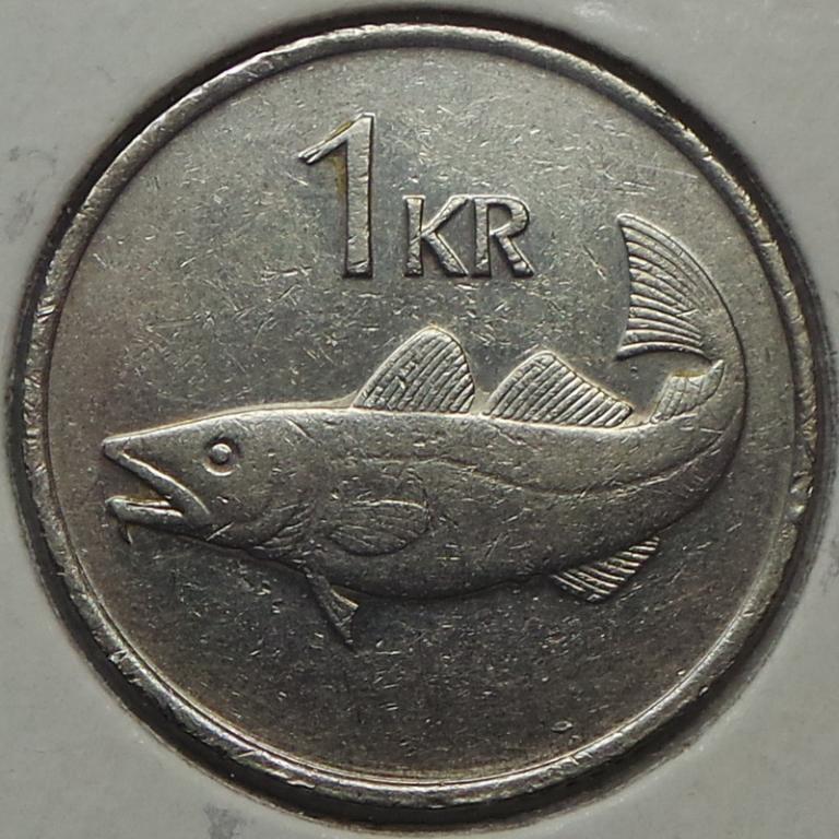 Исландия 1 крона 1981 года (1) КМ#27