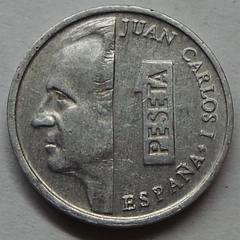 Испания 1 песета 1998 года (1) КМ#832