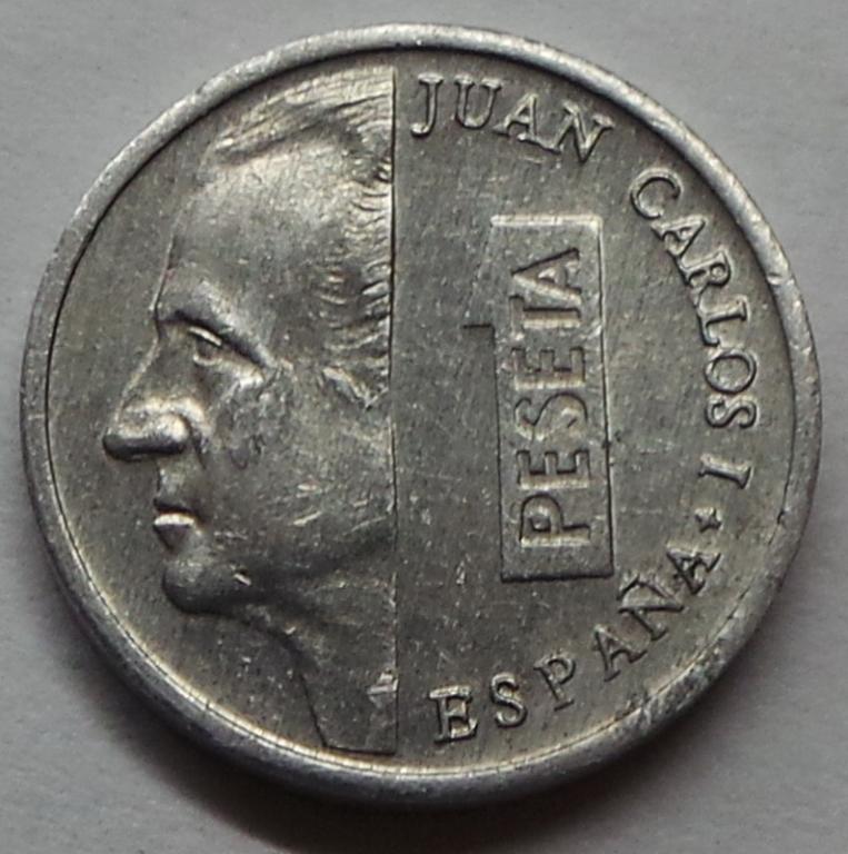 Испания 1 песета 1990 года КМ#832