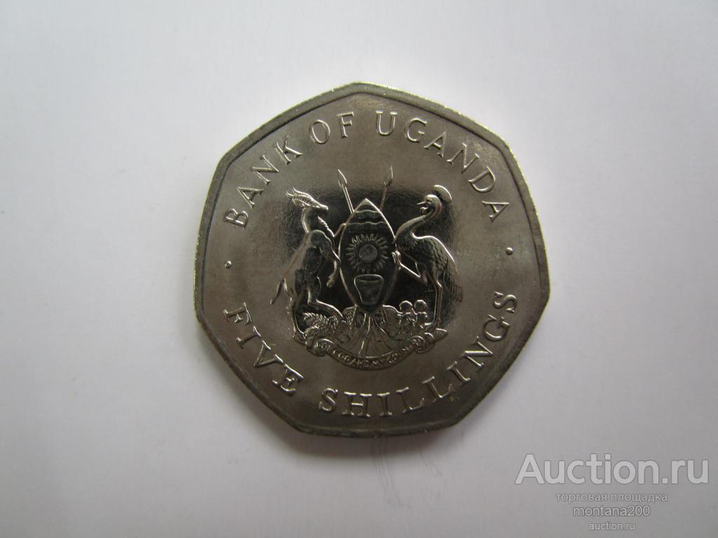 уганда 5 шиллингов 1987 !!!