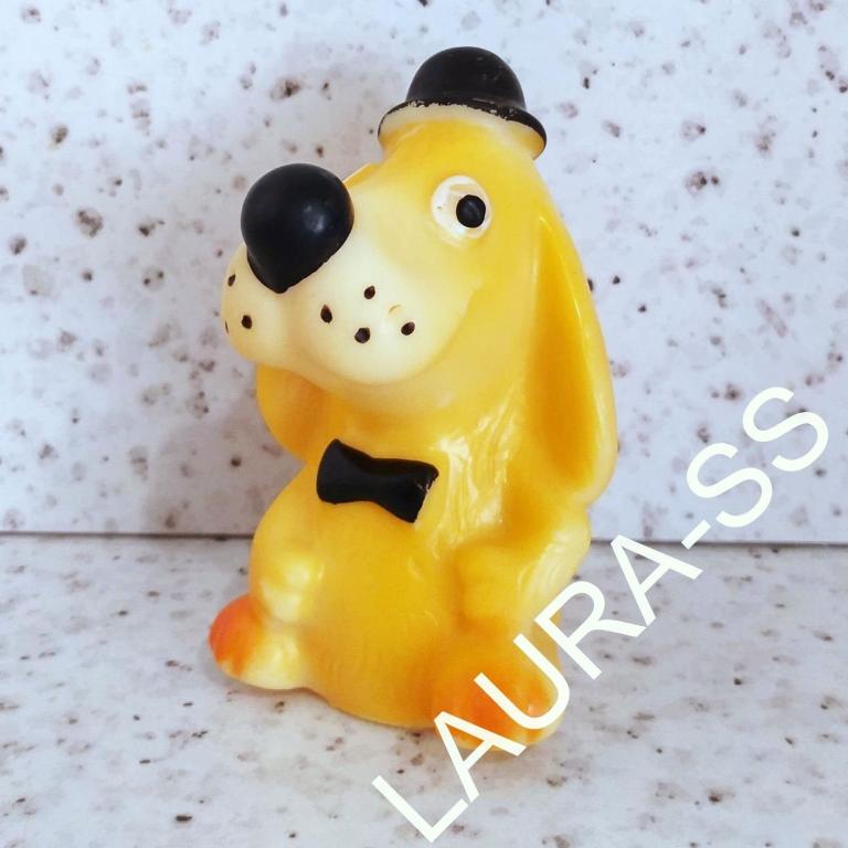 Игрушка Собачка СССР (резина 12 см) Собака 