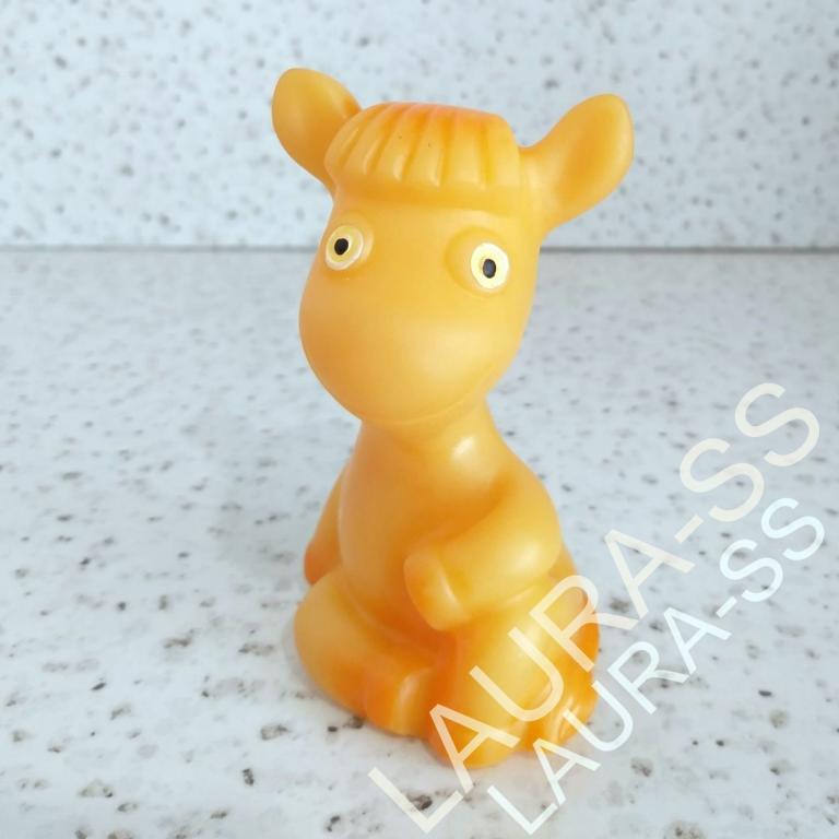 Игрушка Ослик СССР (резина 11,5 см) 