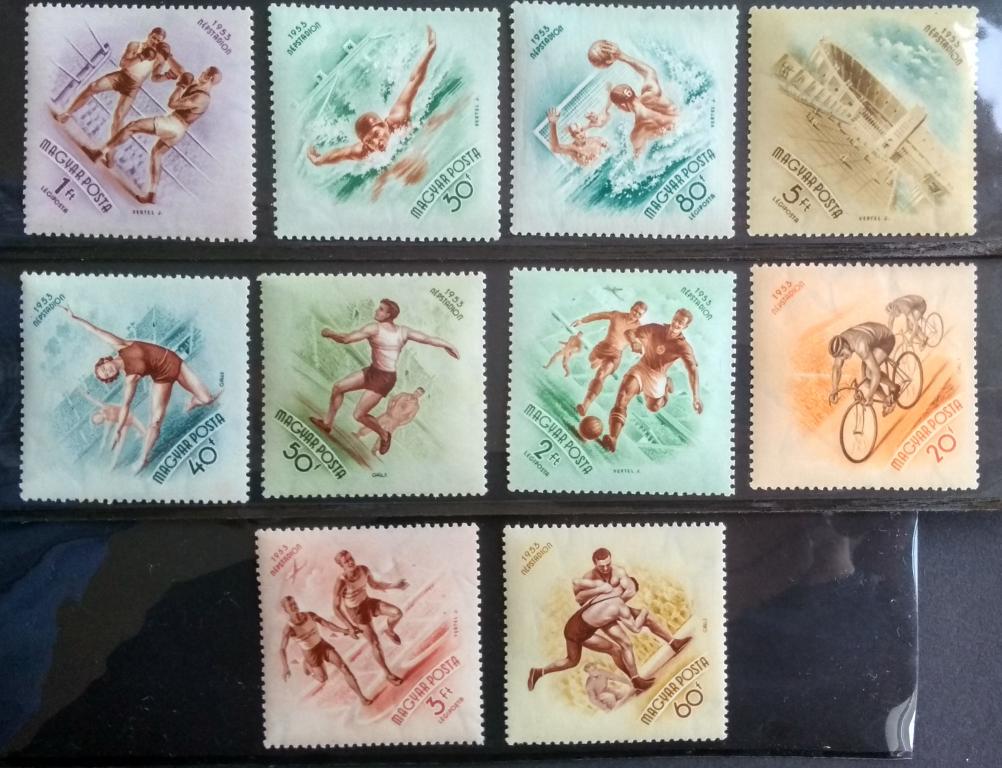 Венгрия Открытие Непштадиона 1953 10м Мих 1320-1329**