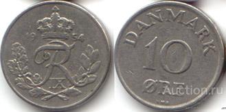 Дания 10 ере 1958 года