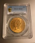 20 ДОЛЛАРОВ 1900 PCGS MS62