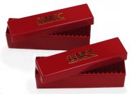 2 (две) Коробка под слабы NGC и другие (емкость 20шт) абсолютно новые красные, с рубля!!!!!