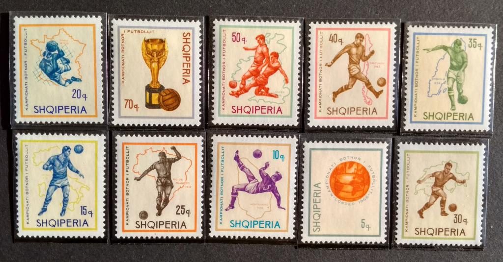 Албания ЧМ 1966 10м Мих 1036-1045**