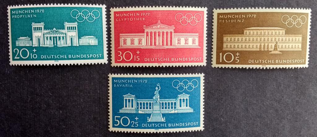 ФРГ ЛОИ Мюнхен 1972 4м Мих 624-627 **