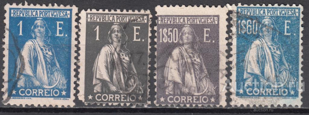 Португалия 1920 Церера Mi287,288,290,292