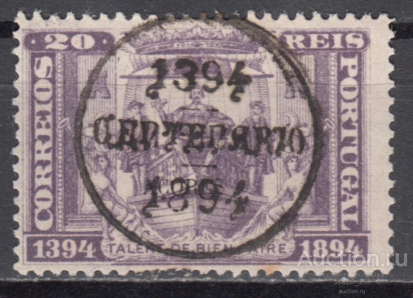 Азоры 1894 500-летие Генриха Мореплавателя надпечатка Mi65 (2)
