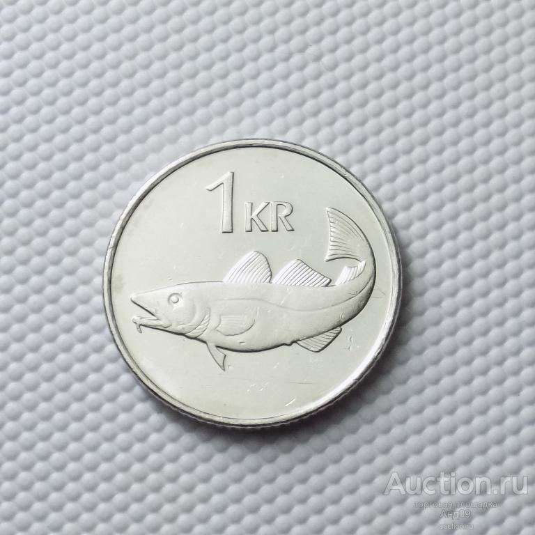 Исландия 1 крона 2005 года (7185э)