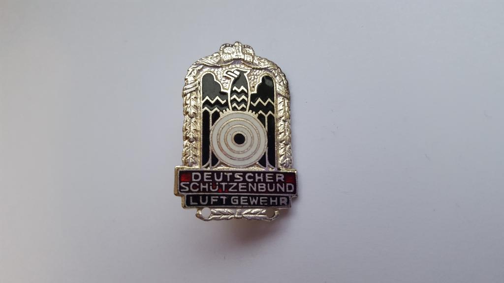 Германия Империя  знак стрелковый в серебре клеймо