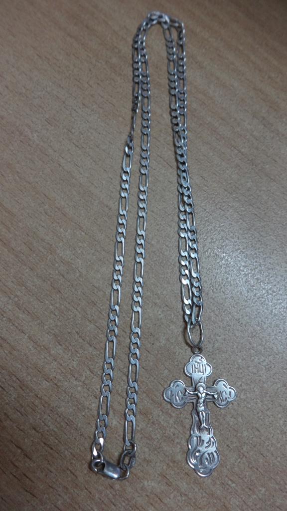 Купить Серебряную Цепочку С Крестиком Мужскую