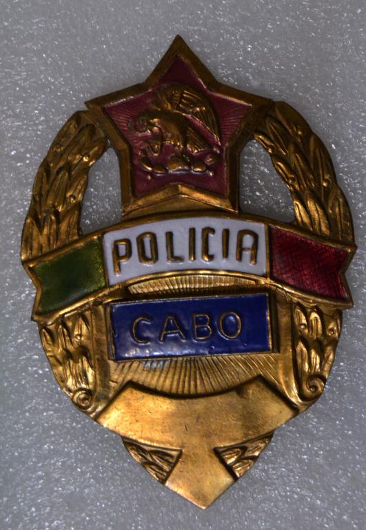 Знак Полиции Мексики г.Пуэбло Здоровый Эмлевый МВД