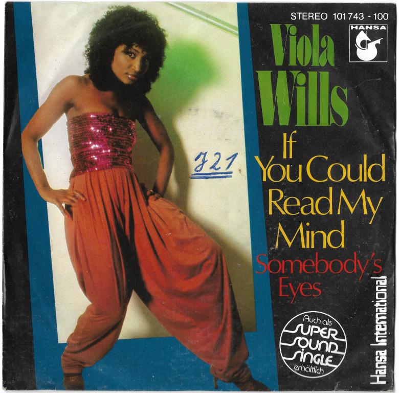 Viola Wills "If You Could Read My Mind" 1980 Single