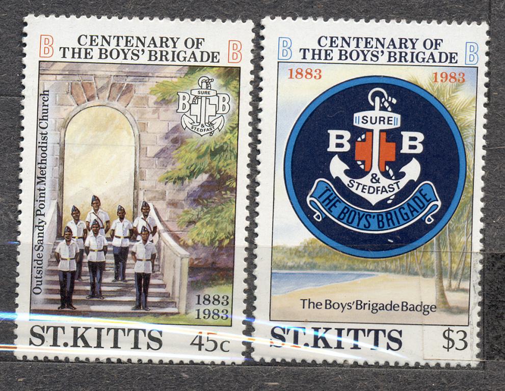 Сент Киттс 1983 г. Скауты негашеная**