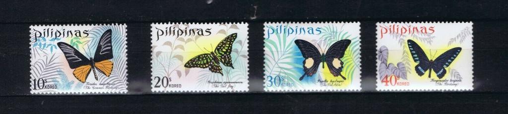 Филиппины,1969,Ми-895-8**Фауна:бабочки