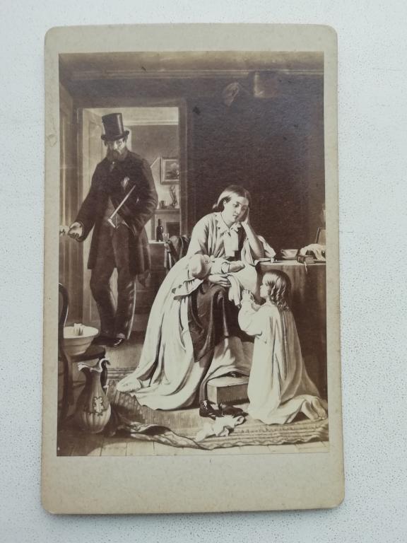 Фото-копия с картины Томаса Брукса. Фотография на паспарту